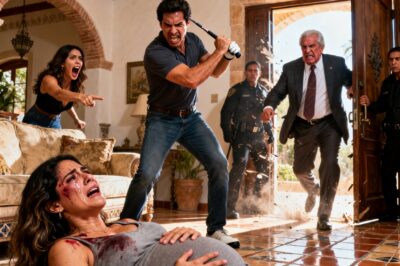 Mientras mi esposo me golpeaba con un palo de golf, oí a su amante gritar: “¡Mátalo! ¡No es tu hijo!”. Sentí que mi mundo se derrumbaba… hasta que la puerta se abrió de golpe. Mi padre, el despiadado director ejecutivo, rugió: “Hoy pagarás por lo que hiciste”. Y en ese momento, supe… que la verdadera tormenta apenas comenzaba.