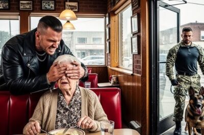 Matón abofetea a una viuda de 78 años en un diner, sin saber que su hijo es un Navy SEAL.
