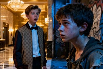 A rich teenager froze the moment he saw a homeless boy with his identical face — the thought that he could have a brother had never once crossed his mind…