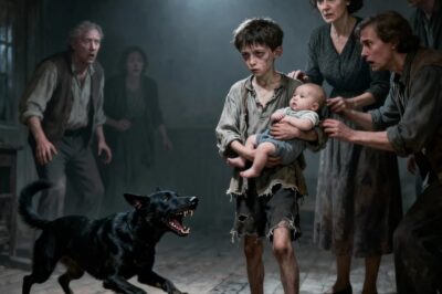 Mistreated by his stepmother, who starved him, the 7-year-old boy still loved his baby brother deeply. Until one day, the family’s black dog started lunging at him, barking nonstop. When they checked his clothes, they were horrified to discover…