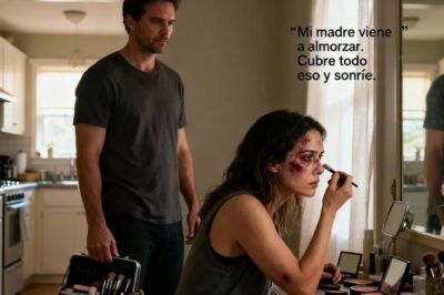 Mi esposo me golpeó por negarme a vivir con mi suegra. Luego se fue a la cama con total tranquilidad. A la mañana siguiente, me trajo maquillaje y dijo: “Mi madre viene a almorzar. Cubre todo eso y sonríe.”