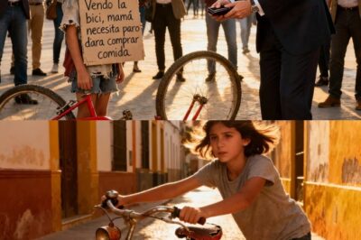 “Vendo la bici, mamá necesita dinero para comprar comida” La niña hizo llorar al rico patrón, su vida dio un giro diferente…
