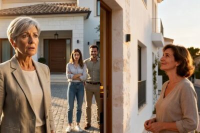 La mañana siguiente a firmar la compra de mi casa de 800.000 euros, el timbre sonó poco después del amanecer. Por un segundo ingenuo pensé que mis hijos habían venido a decir: “Mamá, estamos orgullosos de ti.” Me había mudado a un tranquilo cul-de-sac a las afueras de Valencia, a una casa moderna de piedra blanca que compré después de treinta años dirigiendo mi propia empresa de logística. Era la recompensa por décadas de jornadas interminables y fiestas familiares perdidas.