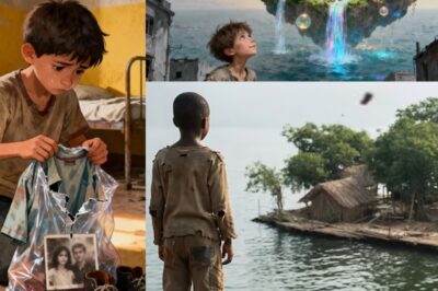 El niño huérfano halló refugio en una isla flotante — y lo que descubrió ahí cambió su destino