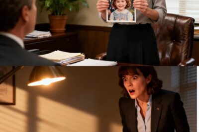 La nueva secretaria se quedó paralizada al ver su foto de infancia en la oficina de su jefe…
