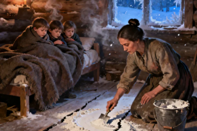 Se BURLARON cuando la Viuda selló el suelo con cal y arena… hasta que el frío no entró más 