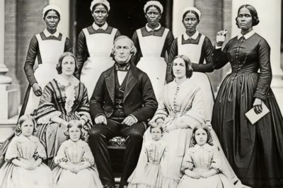 Este retrato de una plantación de 1859 parece pacífico — hasta que notas lo que el esclavo esconde en la mano.