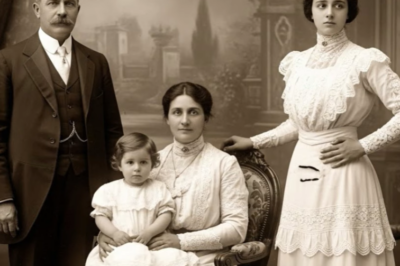 Un retrato de 1918 parecía inofensivo — hasta ver lo que la hija ocultaba tras el vestido