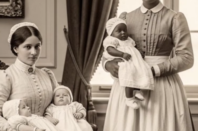 A baronesa teve trigêmeos e ordenou à escrava gigante que fizesse o mais escuro desaparecer.