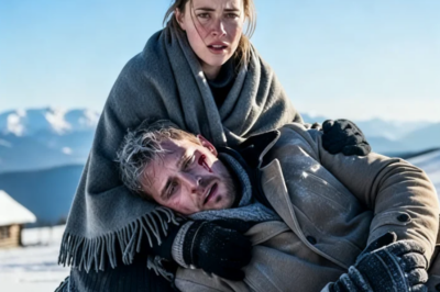 Una mujer halló a un hombre medio congelado y lo salvó sin saber quién era.