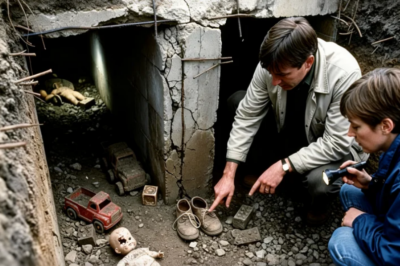 Niño desaparecido en 1989 — excavación escolar destapa un pasadizo con juguetes intactos 