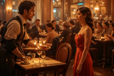 CEO Millonaria Sola No Consigue Mesa En Año Nuevo — Un Mecánico Pobre Se Levanta Y Le Hace Señas 