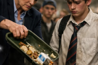 Maestra TIRA la COMIDA de un alumno humilde… HASTA que su padre MILITAR LLEGA