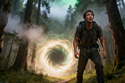 ¿Este excursionista encontró un PORTAL a otra dimensión?