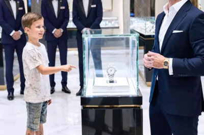“ESTE RELOJ NO ES PARA TI” — SE RIÓ EL MILLONARIO… HASTA QUE EL NIÑO LE DIO UNA LECCIÓN