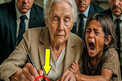 “¡PARA, NO FIRMES! ¡ES UNA TRAMPA!”, gritó la Niña al RASGAR el TESTAMENTO de la Millonaria CIEGA.