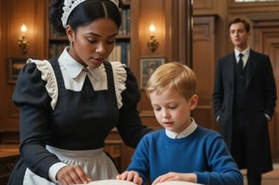 Nadie entendió al hijo sordo del multimillonario—hasta que la criada negra lo logró.