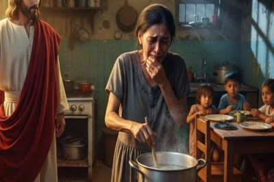 Madre mexicana fingía sopa con agua y sal… hasta que Jesús tocó su puerta…
