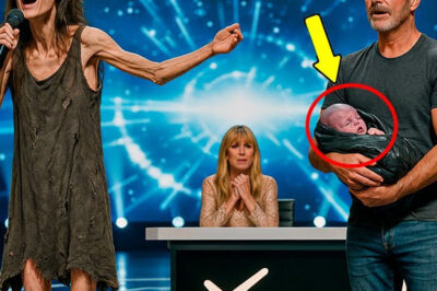 “SUJETA A MI BEBÉ, QUE VOY A CANTAR”, dijo la mendiga. Cuando soltó la voz, ¡todos LLORARON!