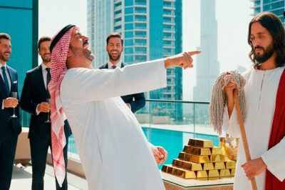 “SI CAMINAS SOBRE AGUA, TE DOY TODO MI ORO” — EL ÁRABE MILLONARIO SE BURLÓ, PERO ERA JESÚS