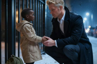 El Niñito Negro Dijo: “SEÑOR, Mi Madre No Volvió A Casa Anoche…” — El CEO Lo Siguió Por La Nieve…