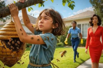 Madrastra Ata A La Hija Del MILONARIO A Un Nido De Abejas — Pero La Empleada Negra La Salva