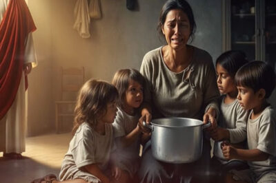 La abandonó con cuatro hijos… y Jesús llegó cuando solo había agua y sal