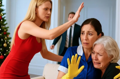 Empleada SALVA a la madre del millonario de su nuera en Navidad… y su reacción dejó a todos en shock