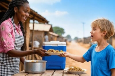 Vendedora Ambulante NEGRA Alimentaba Niño SIN TECHO a diario; Un Día 2 Helicópteros en Su Puesto
