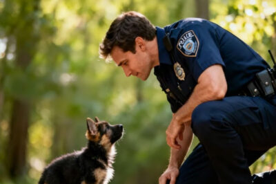 Un cachorro sigue a un policía — ¡Cuando descubre por qué, rompe a llorar!