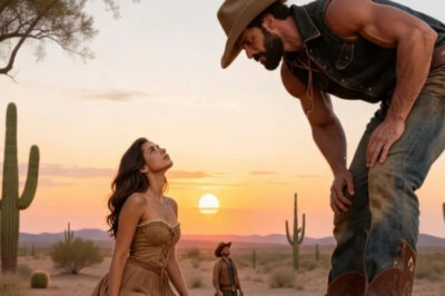 Abandonada Por Su Tribu Por Ser Una GIGANTE… Hasta Que Un DIMINUTO VAQUERO La Rescató