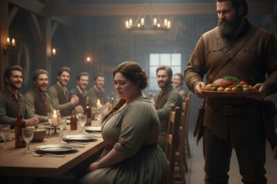 La Chica Obesa Fue Rechazada En El Banquete — ¡Hasta Que El Hombre De La Montaña Le Dio Su Plato!