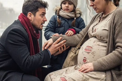 Esposo Abandona A Esposa Embarazada En Parada De Autobús — Padre Soltero Y Hija La Salvan De Lo Peor