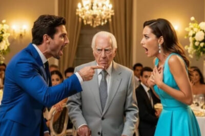 Expulsó a su esposa delante de los invitados, hasta que llegó su abuelo multimillonario.