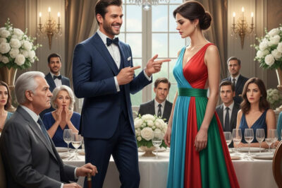 Se burló del vestido de su esposa en la cena… la reacción del suegro lo dejó en silencio