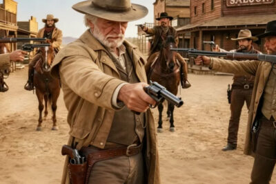 Hombres Armados Rodearon al Viejo… Miró su Reloj y Suspiró: “Genial, Llegaré Tarde a Cenar”