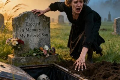 Madre CANTABA la canción favorita de su hijo fallecido en su TUMBA… hasta escuchar una voz familiar.