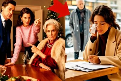 firmó el divorcio en plena cena navideña — sin saber que su padre era el poderoso billonario