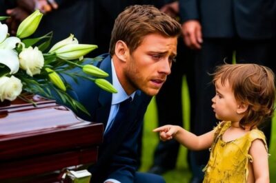 “EL ATAÚD NO ES DE ELLA” DIJO LA NIÑA AL MILLONARIO EN EL FUNERAL, ENTONCES…