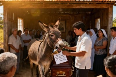 Burro IRRUMPE en un VELORIO con una CARTA en la BOCA; cuando el hijo del fallecido reconoce la LETRA