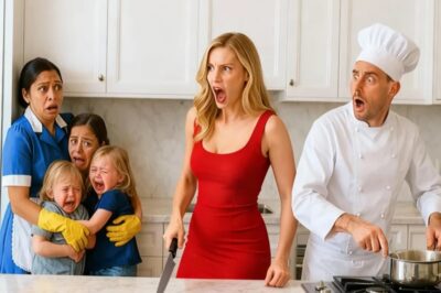 Millonario se DISFRAZA de cocinero y sorprende a su esposa ATACANDO a la EMPLEADA y a sus hijos…
