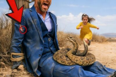 NIÑA VE MILLONARIO ATADO LUCHANDO CON UNA SERPIENTE DE CASCABEL, ENTONCES ELLA HACE ESTO…