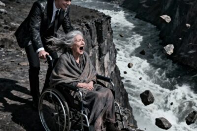 “El hijo rico empujó a su madre paralizada desde un acantilado… ¡Pero nunca vio esto venir!”