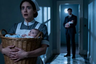 La criada creyó estar sola en la mansión… hasta que encontró al millonario sosteniendo a su bebé