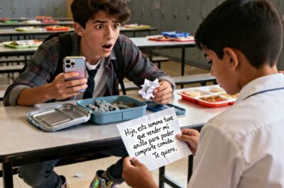 Robaba el almuerzo de mi compañero pobre para humillarlo. Pero al leer la nota oculta de su madre, el primer bocado me supo a cenizas