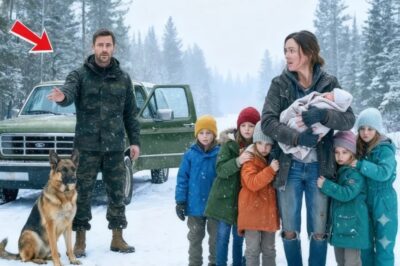 Ven conmigo…» dijo el ex SEAL — Tras ver a la viuda y a sus hijos solos en la ventisca_