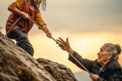 RECHAZADA POR FAMILIA, NIÑA MUDA SALVÓ A UNA MILLONARIA EN EL LODO… LO QUE PASÓ DESPUÉS ES INCREÍBLE