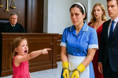 ¡SUELTEN A LA EMPLEADA, LA CULPABLE ES MI MADRASTRA!La hija del millonario irrumpe en el tribunal…
