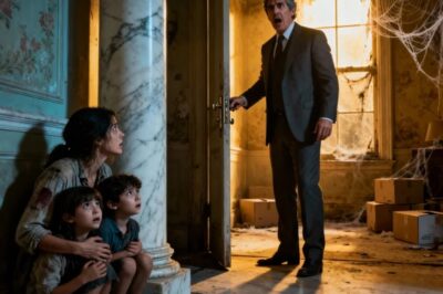 MILLONARIO ENCUENTRA MUJER E HIJOS VIVIENDO ESCONDIDOS EN SU MANSIÓN ANTIGUA… Y LO QUE HACE…