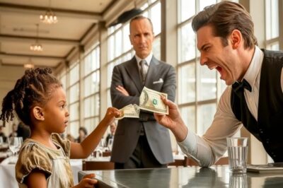 El Mesero Rompió El Dinero De La Niña Pobre… El Dueño Lo Vio Todo E Hizo Algo Que Nadie Esperaba